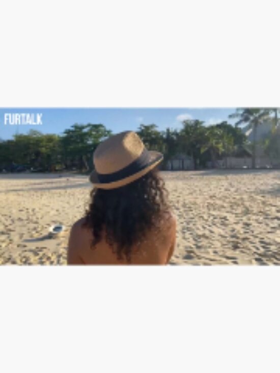 Straw Sun Hat Foldable Roll Up Short Brim Trilby Panama Beach UPF 80+ Unisex main image 5